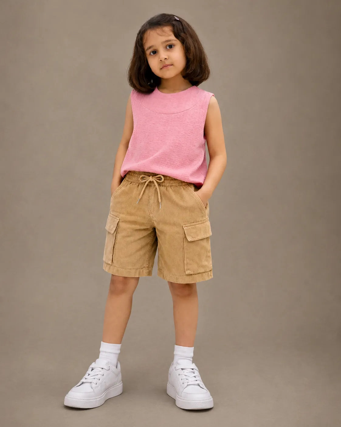 Sleeveless Seersucker Tank Top