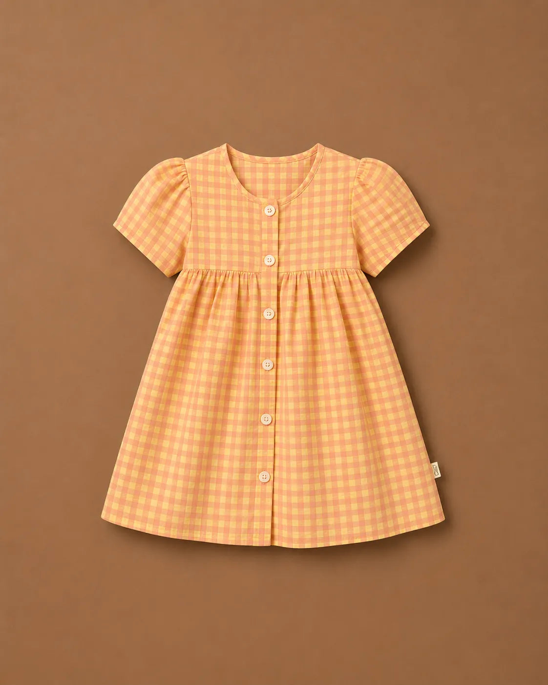 Peach Picnic Dress