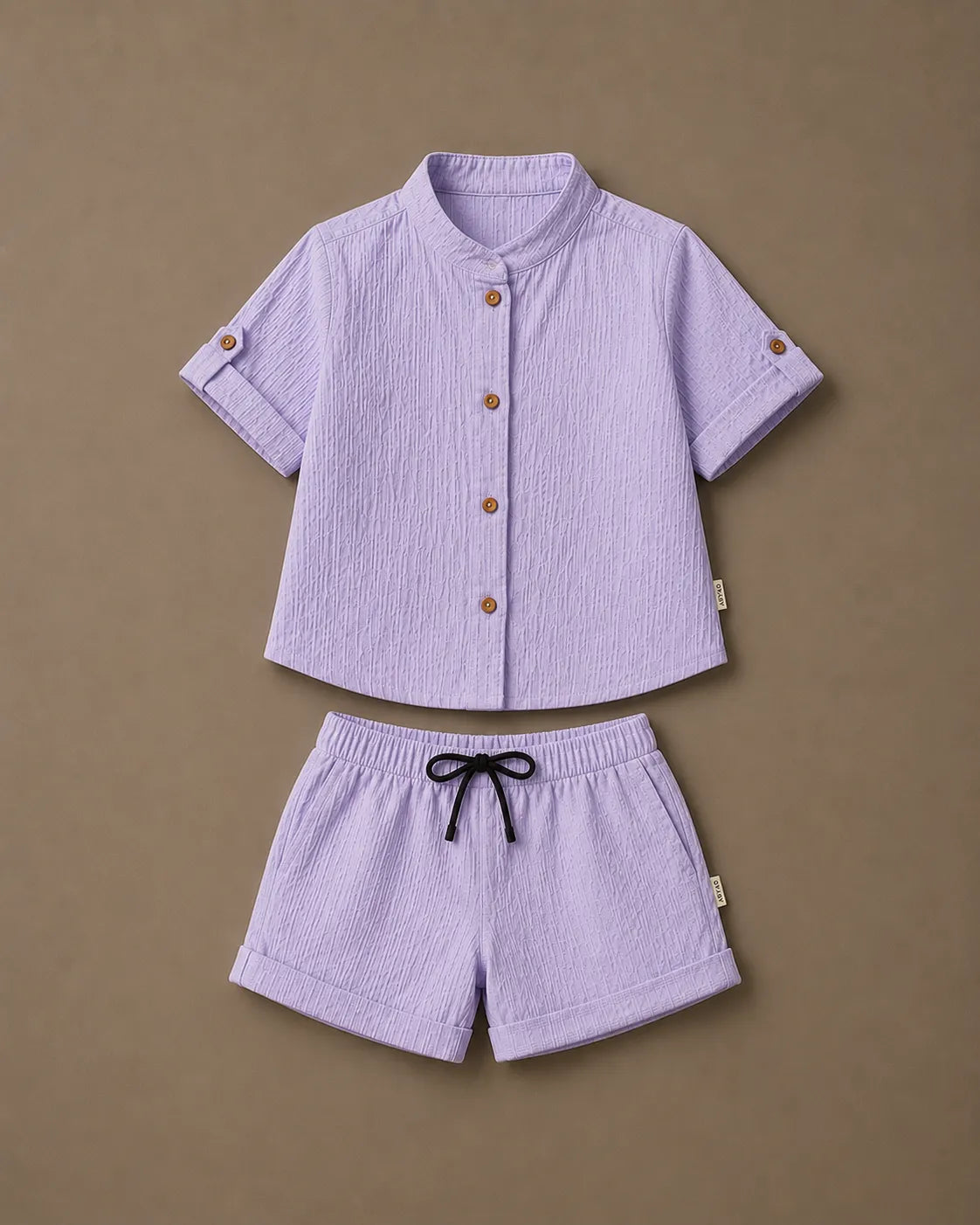 AirSoft Crinkled Cotton Co-ord Set - TI