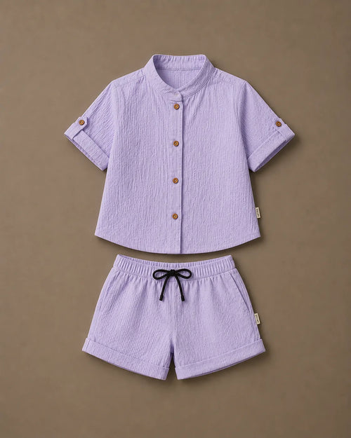 AirSoft Crinkled Cotton Co-ord Set - TI