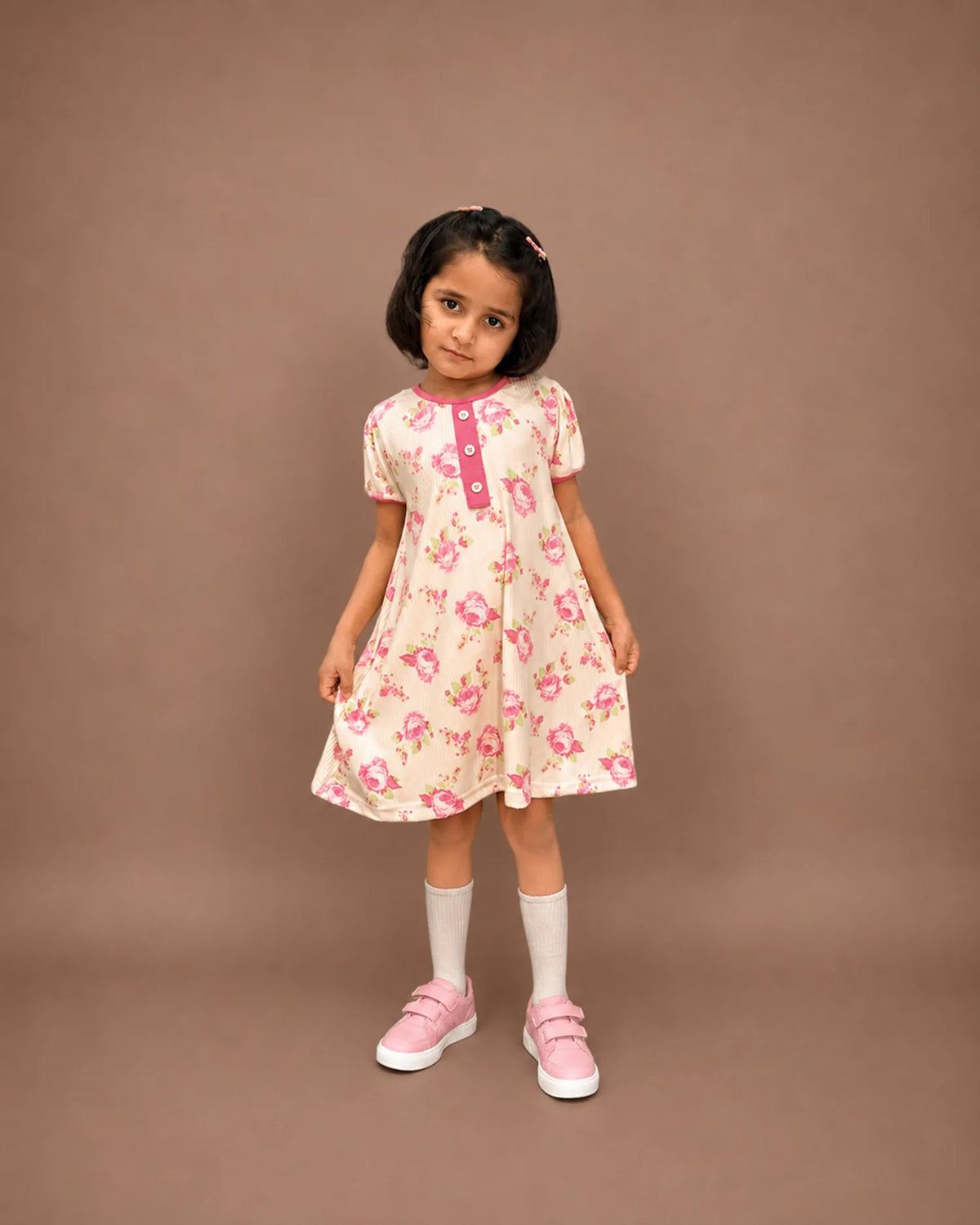 Pink Floral Dress