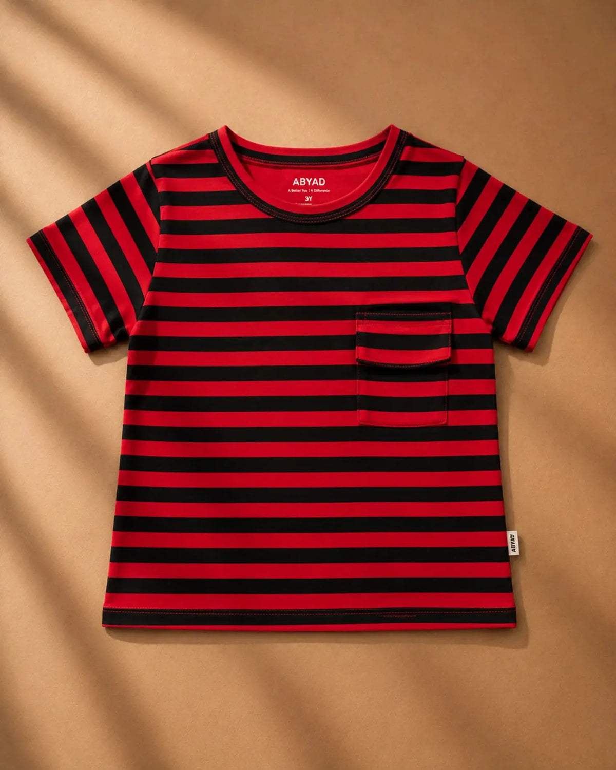 Red Stripe Tee - Boys